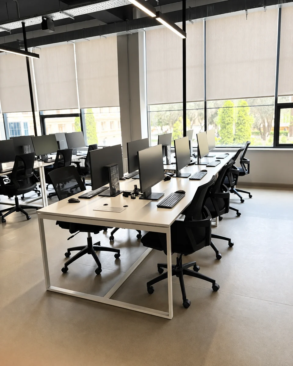 Ofis: təchiz olunmuş iş yerləri